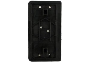 Ford Mustang Pedal Cover Kits - Left Foot - Ford Racing - Aluminum and Urethane Special Edition - Brushed Aluminum - `94-`02